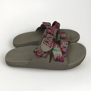 Chaco Chillos Light Tie Dye Beach Walking Outdoor Hiking Slide Sandals 8